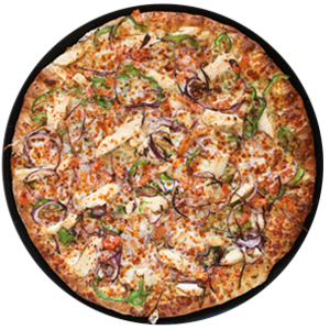 Lamppost Pizza Garlic Chicken Supreme Specialty Pizza